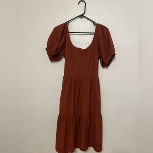 SOLD LCW Red Timber Dress